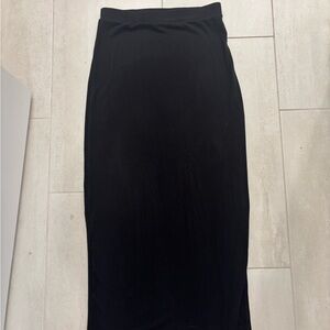 L*Space Black Women's Skirt w/ Slit